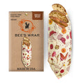 Bee's Wrap Vegan Beeswax Wraps for Bread - Beeswax Bread Wrap for Sourdough & Bread Storage - Made in USA Reusable Natural Food Wrap - Meadow
