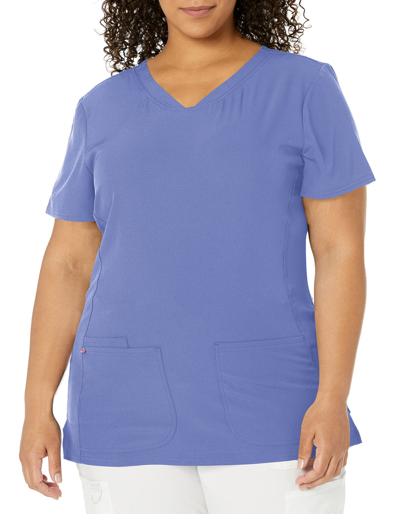 Heartsoul Scrubs for Women V-Neck Medical Top with Moisture Wicking and 360Â° Stretch Technology - 20710