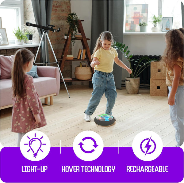 Hover Soccer Ball for Kids - Boy Birthday Gifts - Indoor Toy Games Gift for Boys Age 6, 7, 8, 9, 10, 11, 12 Year Old - Light-Up Toys Game for Kid