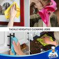 MR.SIGA Microfiber Cleaning Cloth,Pack of 12,Size:12.6" X 12.6
