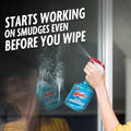 Windex Glass and Window Cleaner Spray Bottle, Packaging Designed to Prevent Leakage and Breaking, Surface Cleaning Spray, Original Blue Scent, 23