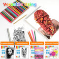9" X 12" Sketch Book, 2-Pack 50 Sheets Spiral Bound Art Sketchbook, Acid Free Artist Drawing Book Paper, Art Supplies for Adults Kids, Craft