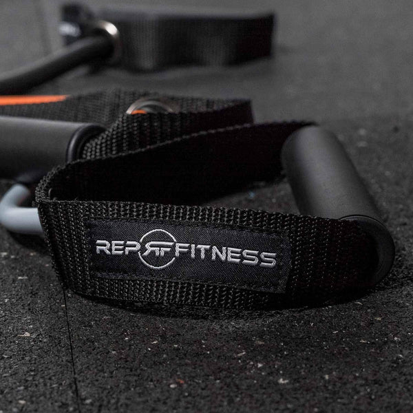 REP Fitness Tube Resistance Bands with Handles â Exercise Bands for Home Fitness Training and Strength Training