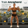Retrospec Train Resistance Bands Set (5Pc) Workout Bands W/Handles, Door Anchor, Carry Bag for Women & Men