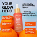 Pacifica Vitamin C Face Serum - Glow Baby Booster Facial Serum - Glycolic Acid Serum for Face - Dark Spot Corrector anti Aging Brightening -