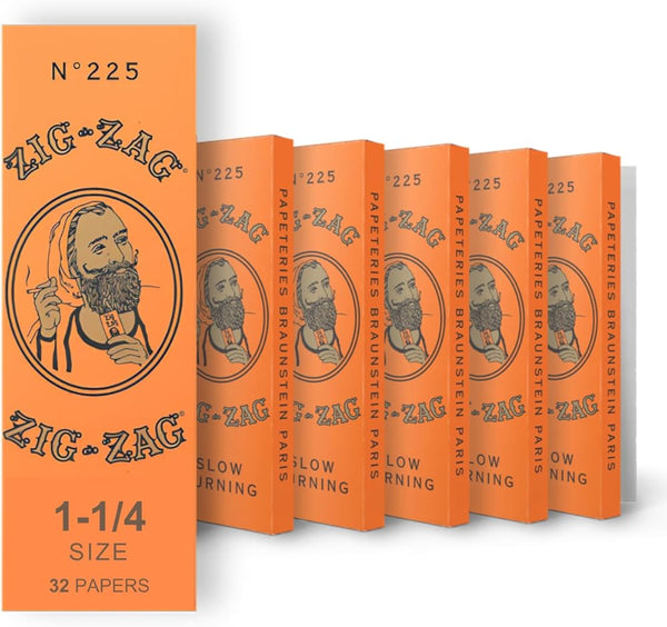 ZIG-ZAG Rolling Papers French Orange 1 1/4 ( 6 Booklets)