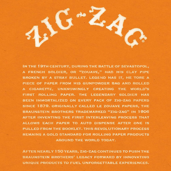 ZIG-ZAG Rolling Papers French Orange 1 1/4 ( 6 Booklets)