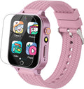 Smart Watch for Kids Girl Gift Ages 3-12, 2 Screen Protector, 26 Puzzle Games, HD Camera Video Music Player Touchscreen Pedometer, Educationtal