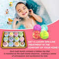 Levitural Bath Bombs Gift Set â Organic & Natural Spa Fizzies for Relaxation, Moisturizing, and Aromatherapy â Perfect for Women, Men, and Kids