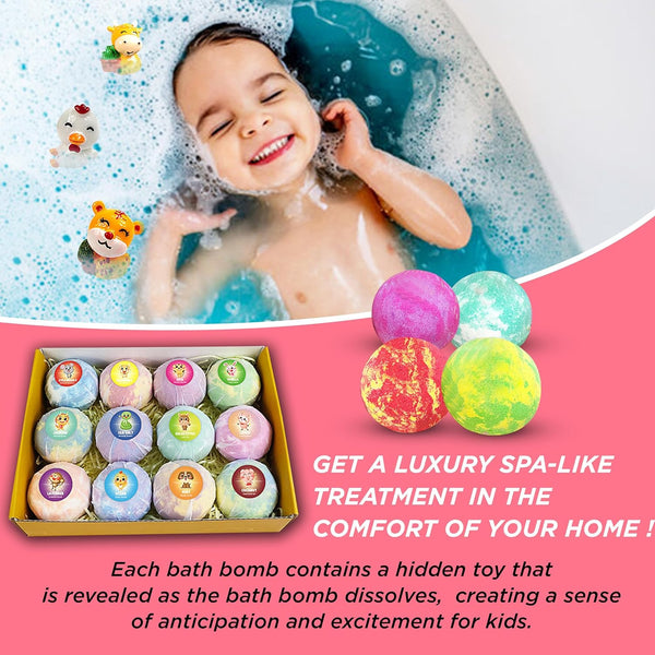 Levitural Bath Bombs Gift Set â Organic & Natural Spa Fizzies for Relaxation, Moisturizing, and Aromatherapy â Perfect for Women, Men, and Kids