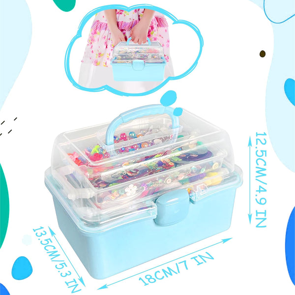 LINAYE 2500+PCS Arts and Crafts Supplies for Kids, DIY Craft Supplies Kit Box for Ages 6-8, Arts and Crafts Kit for Kids, Crafting Supply Set for