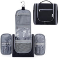 Hanging Toiletry Bag for Women Travel Makeup Bag Organizer Toiletries Bag for Cosmetics Essentials Accessories (Large, Black)
