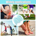 Mudder 16 Pieces Foam Toe Spacers for Feet Women 3 Layer Foam Toe Separators for Overlapping Women Men Relief Friction Hammer and Prevent Corns