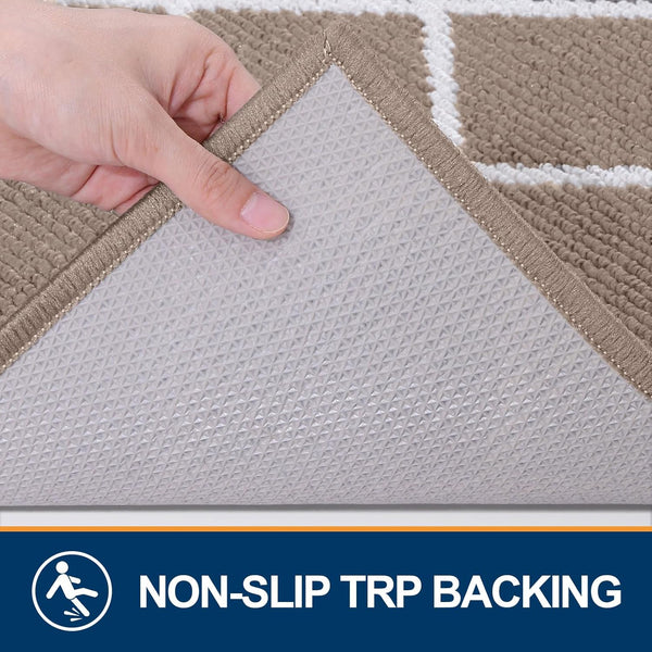 Finchitty Indoor Door Mat, Dirt Resistant and Absorbent, Low-Profile, Non-Slip, Washable inside Floor Mats for Front Door, Back, and Entrance, 32