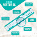Aviation Plotter - Slide Rule Flight Computer - Pilot Student Accessories - Rotating Azimuth VFR IFR Navigation Ruler