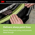 3M Automotive Refinish Masking Tape, 06654, 36 Mm X 55 M, 1 Roll