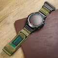 Compatible with Garmin Watch Band, Super Rugged Nylon Sports Strap with Woven Loop Design for Fenix/Forerunner/Approach/Marq/Quatix/D2 Series,
