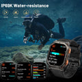 AMAZTIM Military Smart Watch with GPS, 6 Satellite Positioning/Compass, Stainless Steel Body, 50M Waterproof, 480Mah Extra-Large Battery,