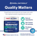 OWELL NATURALS Neuropathy Cream Extra Strength Nerve Relief Cream for Foot, Hands, Legs, Toes with Arnica, Vitamin B6, Aloe Vera, MSM - Made in USA