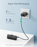 charmast Small Portable Charger for iPhone, Ultra-Compact 20W PD Fast Charging Power Bank 5000mAh, Mini Battery Pack for iPhone 14/14 Pro