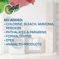 Shout Advanced Grease Busting Foam, Laundry Stain Remover, Oil and Grease Stain Remover for Clothes Laundry; Works on Motor Oil, Bike Grease,