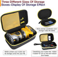 3 Pcs Hard Case for DEWALT 20V Max XR Cordless Router, Brushless(Dcw600B), Portable Carrying Storage Bag for Router Bits