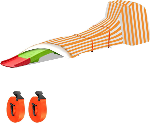 Kids Roller Coaster Cover, Orange, Waterproof, Oxford Cloth, Drawstring & Buckle, 110"L X 27"W X 28"H