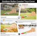 Kids Roller Coaster Cover, Orange, Waterproof, Oxford Cloth, Drawstring & Buckle, 110"L X 27"W X 28"H