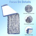 6 Pack Reusable Microfiber Pad for Bona Mop, 6 Pack Value - Use with Bona Mops, Includes 2 Pack Dusting Pad, 2 Pack Cleaning Pad and 2 Pack Deep