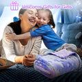 Unicorn Glow in the Dark Blanket for Girls/Kids Age 3-12, Soft Fleece Throw - 40"X60