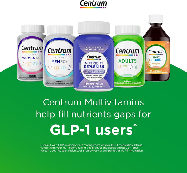 Centrum Minis Silver Women'S Multivitamin for Women 50 Plus, Multimineral Supplement with Vitamin D3, B Vitamins, Non-Gmo Ingredients, Supports