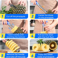 Pineapple Corer, [Upgraded, Reinforced, Thicker Blade] Newness Premium Pineapple Corer Remover, Stainless Steel Pineapple Core Tool for Home &