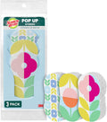 Scotch-Brite Brite Blooms Pop up Kitchen Sponges, Unique Compressed Kitchen Sponge for Cleaning Gently, Spring Flower Pattern Dish Sponge That