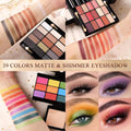 Professional Makeup Kit for Women Girl Full Kit with Mirror 60 Colors All in One Make up Gift Set Included Eyeshadow,Blusher,Highlighter,Compact