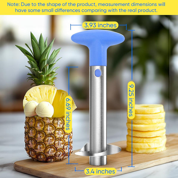 Pineapple Corer, [Upgraded, Reinforced, Thicker Blade] Newness Premium Pineapple Corer Remover, Stainless Steel Pineapple Core Tool for Home &