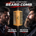 Beard Brush, Beard Comb, Beard Oil, & Beard Balm Grooming Kit for Men'S Care, Travel Facial Hair Set for Growth, Styling, Shine & Softness, Great