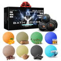 Bath Bombs for Men - Gift Set of 8 Scented Organic Handmade Bath Bombs of 2.5 oz with Natural Essential Oils, Unique Strong Manly Scents, for