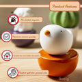Baby Bird, Non-Electric Ceramic Diffusers for Essential Oils and Aromatherapy Fragrance, White Ceramic Diffusers in Car or Desk Office Decor and
