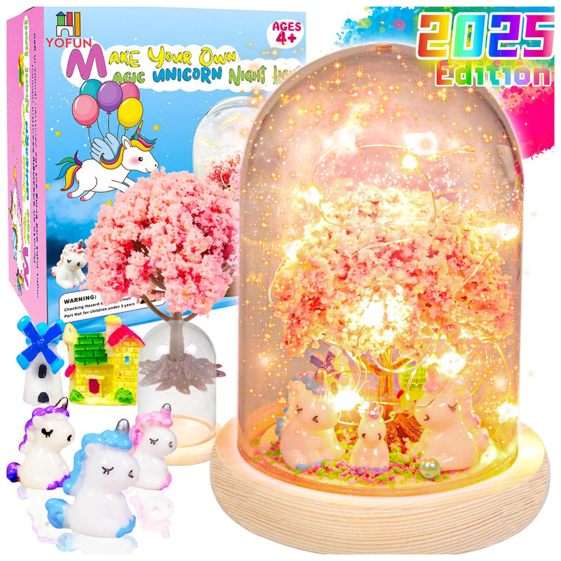 YOFUN Make Your Own Unicorn Night Light - Unicorn Craft Kit for Kids, Arts and Crafts Nightlight Project Novelty for Girl Age 4 to 9 Year Old,