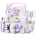 Gifts for Women Spa Lavender Bath Gifts Baskets for Women Mothers Day Gifts Birthday Gifts Relaxing Self Care Gift for Mom Her Auntie Sister