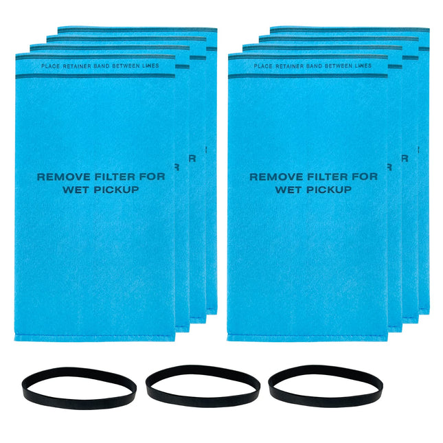 8 Pack Wet Dry Filter Bags Compatible with WORKSHOP WS01025F2, Craftsman 9-38737, Multifit VF2000, Select 2-1/2 to 5-Gal