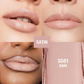 Oulac Beige Lipsticks for Women, Pale Nude Matte Lip Base, Full Coverage Lip Color, Satin Matte Finish, Cream Texture, Hydrating, Infused with