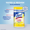 Lysol Disinfecting Wipes Bundle, Home Apartment Dorm Room Essentials and Cleaning Supplies, All Purpose Cleaner, Multi-Surface Cleaning Wipes,