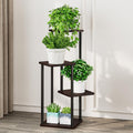 AZERPIAN Plant Stand 4 Tier Indoor Metal Flower Shelf for Multiple Plants Corner Tall Flower Holders for Patio Garden Living Room Balcony Bedroom,