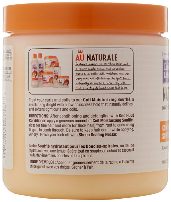 Softsheen-Carson Dark and Lovely Au Naturale Curly Hair Products, Coil Moisturizing Souffle, Mango Oil & Bamboo Milk, Defines and Softens Tight