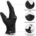 INBIKE Breathable Mesh Motorcycle Gloves Touchscreen with TPR Palm Pad Hard Knuckles