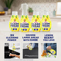 Mr. Clean Clean Freak Multi Surface Cleaning Spray, Deep Cleaning Mist Starter Kit and Refill Bundle, Lemon Zest Scent, 64 Fl Oz
