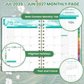 Planner 2025-2026 - JUL 2025 - JUN 2026, Academic Planner 2025-2026, Weekly and Monthly, Calendar 2026 with Premium Paper, Twin-Wire Binding -