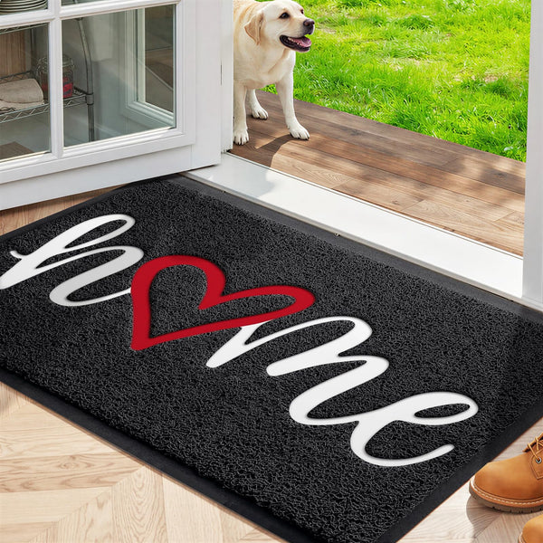 Door Mat Home Welcome Mats Outdoor and Indoor, Heavy-Duty Low-Profile Non-Slip Front Welcome Mat for Home Entrance, outside Entry, Yard, Floor,