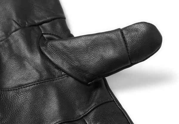 REED Men'S Genuine Leather Warm Lined Driving Gloves - Touchscreen Texting Compatible